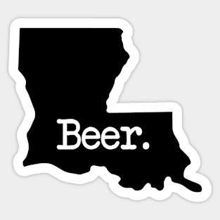 Louisiana Beer LA Sticker